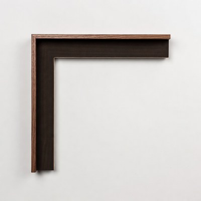 Corner shelf in minimal design