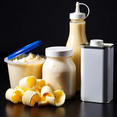 Ingredients for food preparation in kitchen