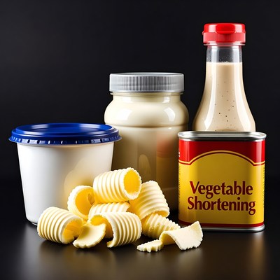 Cooking ingredients on black surface