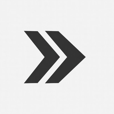 Black arrows pointing right on white background