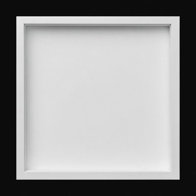 Empty frame on black background