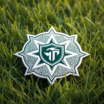 Symbol on grass at park