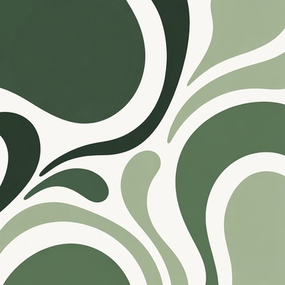 Abstract green pattern design on surface