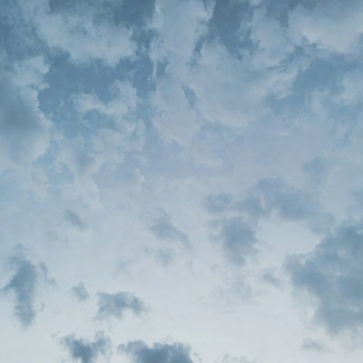 Clouds in the evening sky