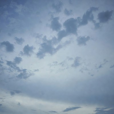 Cloudy sky with soft shades