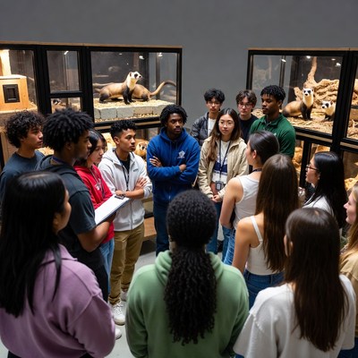 Students learn about animal habitats