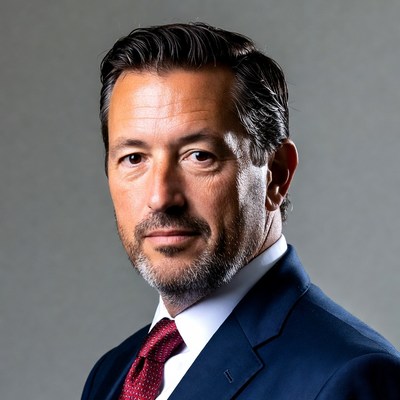 Professional man in suit with neutral background