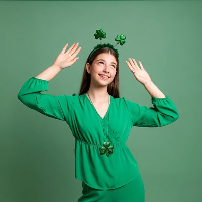 Celebrating st. patrick's day fun