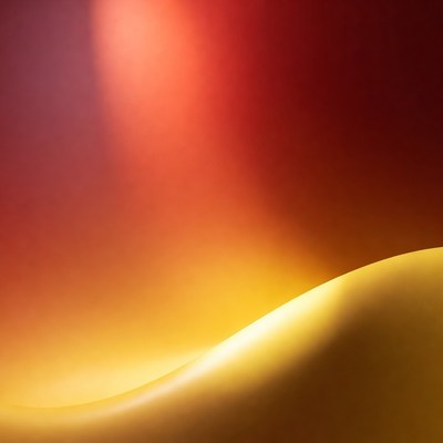 Colorful wave of light and shadow