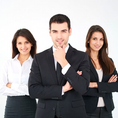 Group of professionals in office setting