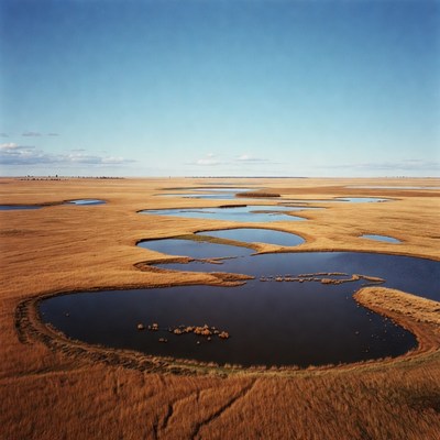Unique patterns in wetland habitat