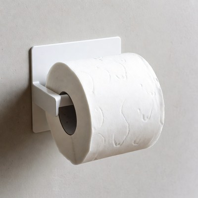 Unique toilet paper holder design