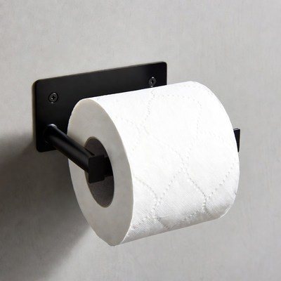 Simple wall mounted toilet paper holder