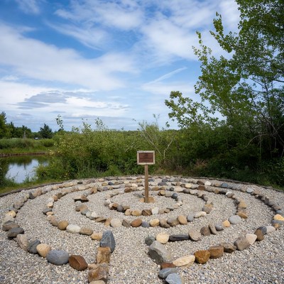 Labyrinth in a natural setting