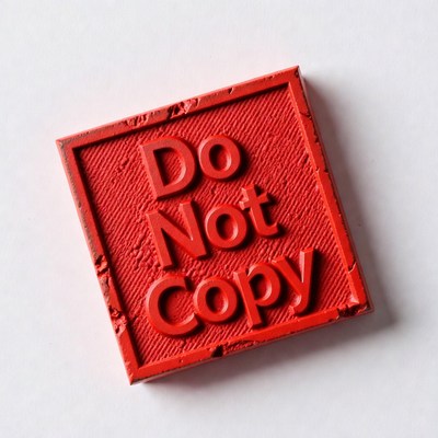 Red seal makes clear warning message