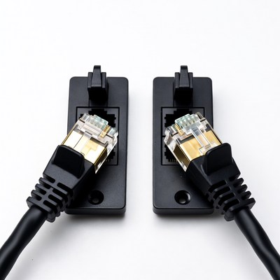 Ethernet connectors and wall plates shown online
