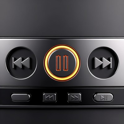 Control buttons on a media device