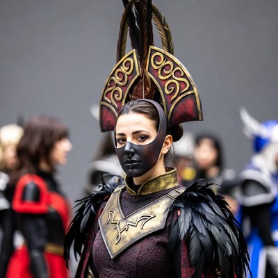 Cosplay event at convention center