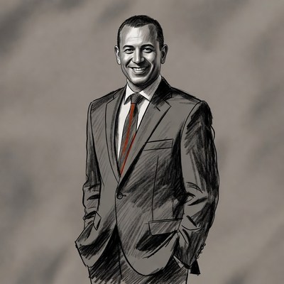 Businessman in formal attire posing confidently