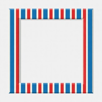 Colorful frame with stripes for design