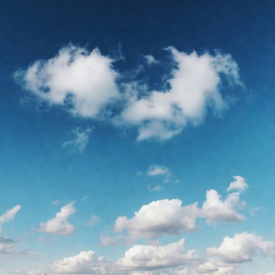 Clouds in a blue sky during daytime