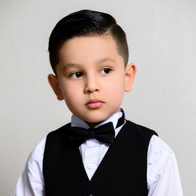 Young boy in formal wear