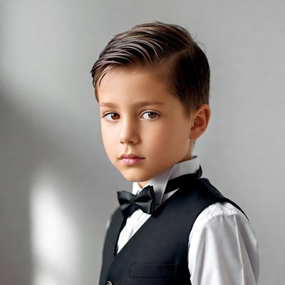 Young boy in formal wear