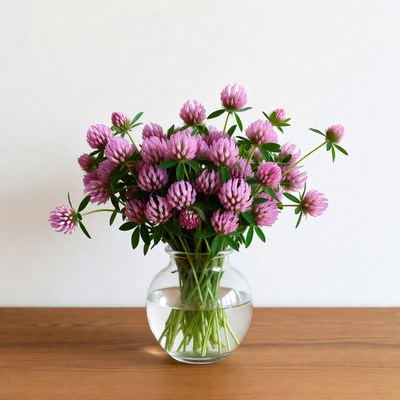 Flowers in a vase on a table