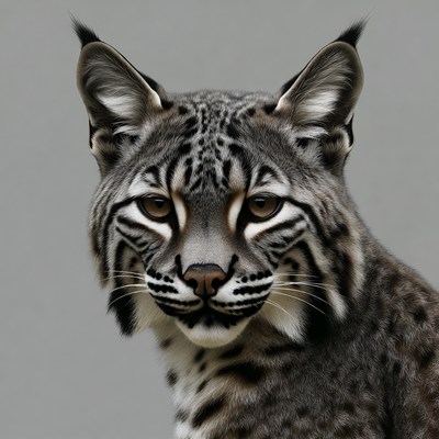 Bobcat close-up in natural setting