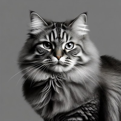 Cat posing for photo session indoors