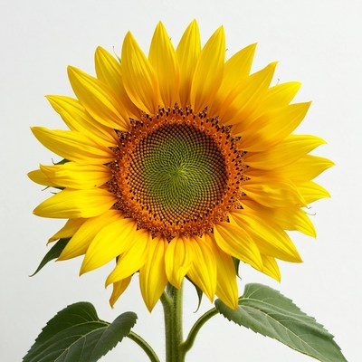 Bright sunflower in daylight