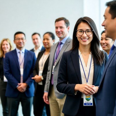 Group of professionals in a meeting