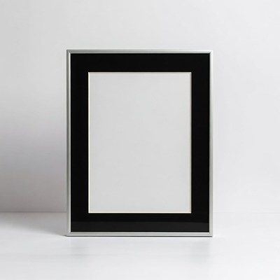 Empty frame on display for art