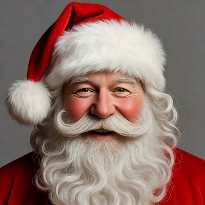 Santa claus in a red hat and coat