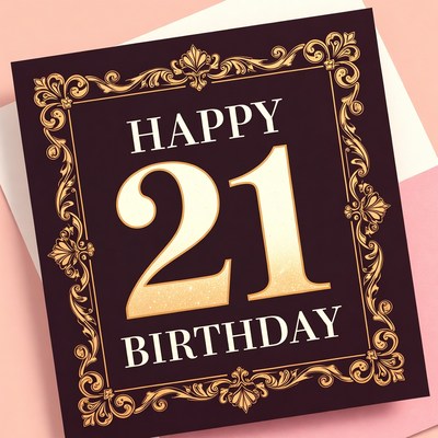 Celebrating a 21st birthday in style