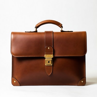 Elegant leather briefcase for business use