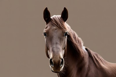 Horse looking at the camera