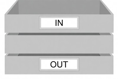 Sorting files in office drawers