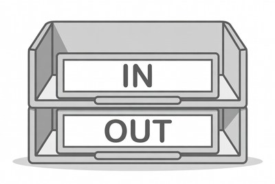 Bins for sorting documents and items