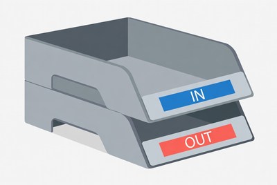 Office inbox and outbox setup