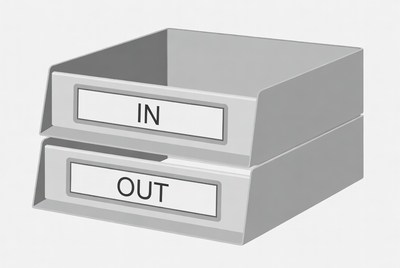 Organizational drawer for office tasks