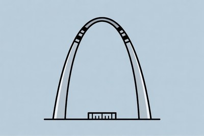 Iconic monument in st. louis