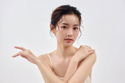 Woman posing with elegant hands