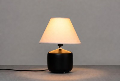 Modern lamp with soft light in indoor space