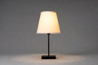 Simple lamp on solid base