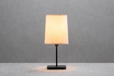 Modern lamp on simple table