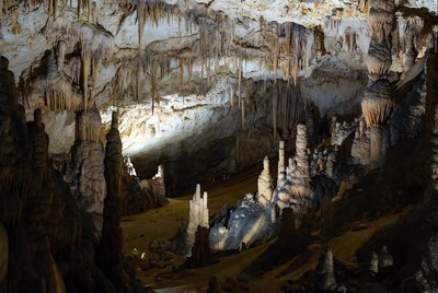 Inside a stunning underground cave system