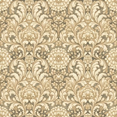Floral design pattern in beige tones
