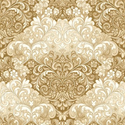 Floral pattern in beige tones