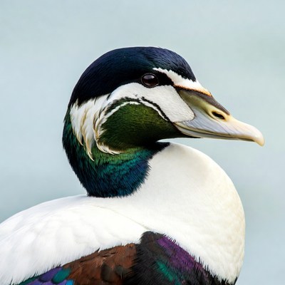 Duck swimming in calm water